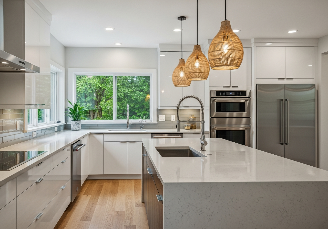 Elegant interior living space